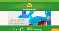 Desktop Screenshot of goclean.com.mx